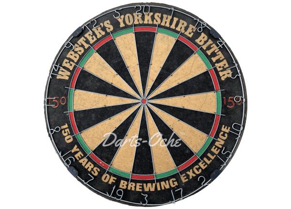 Yorkshire Dartboard, Webster's Brewery 150 years of Brewing Excellence