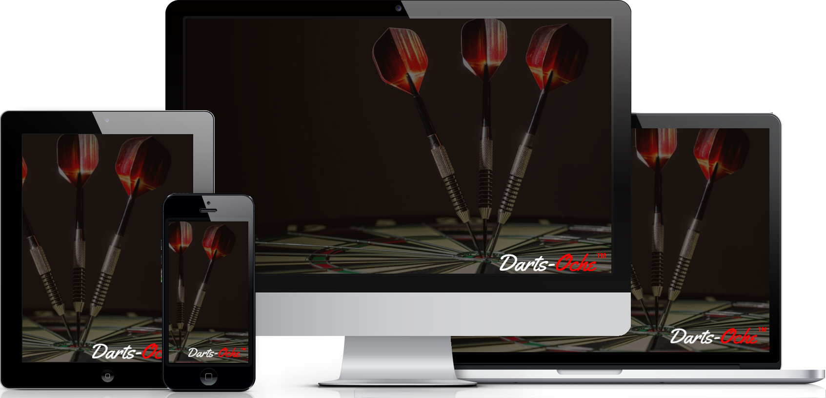 Darts-Oche- advertising display